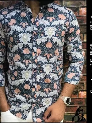 Printed Shirt Fabric